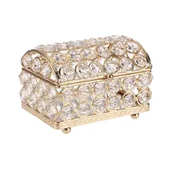 OEM - Caja Joyero De Cristal Cofre De Joyeria Cristal Alhajero