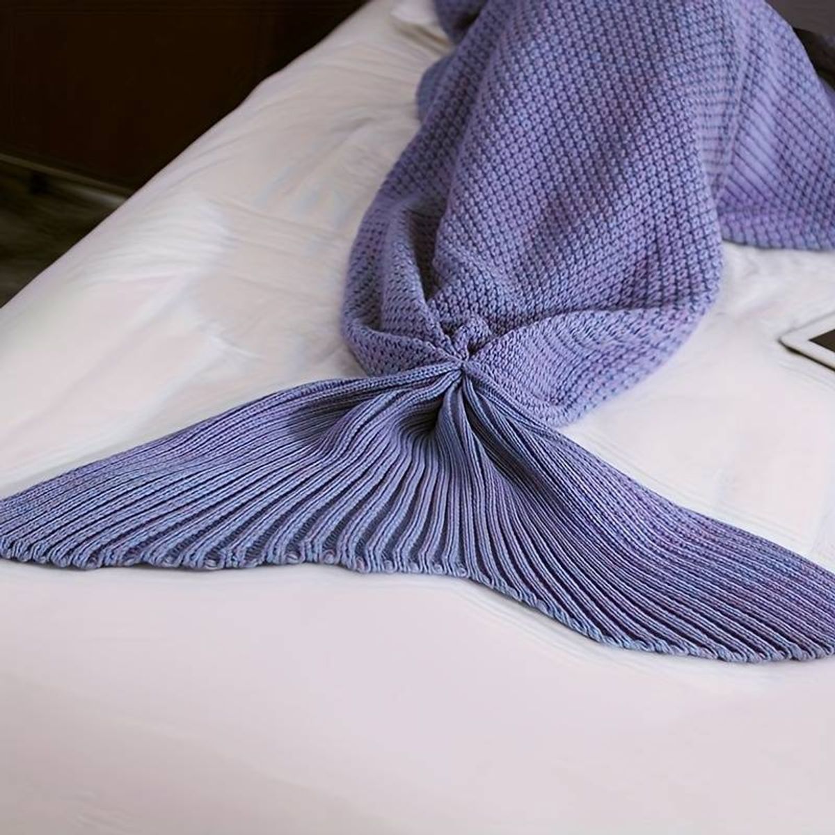 GENERICO - Manta Cola De Sirena De Lana 90x180 cm mod02.