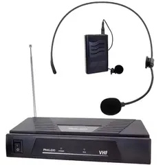PHILCO - Kit Micrófonos Inalámbricos de Cintillo & Solapa M210 - Negro