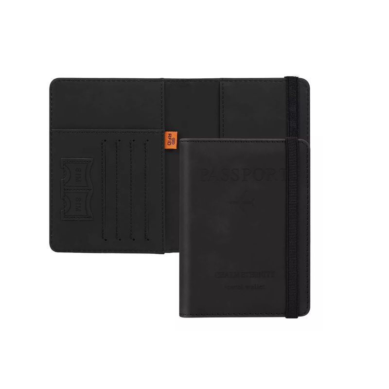 GENERICO - Porta Pasaporte Mujer Documento De Viaje Travel Wallet rfid