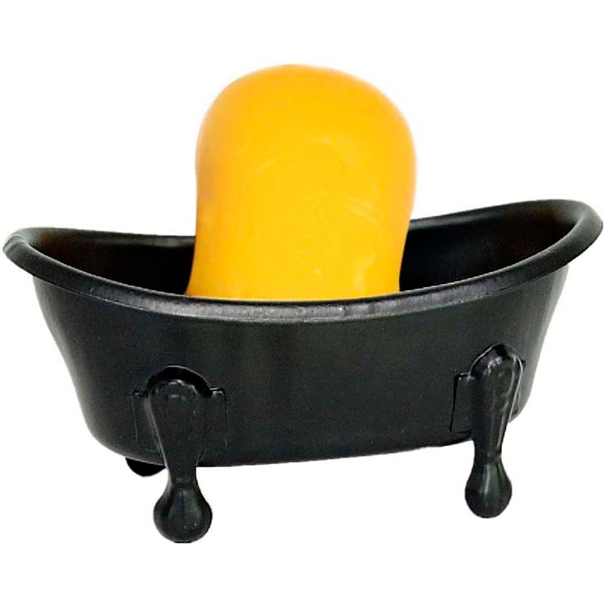 GENERICO - Jabonera para tina de metal con patas de garra Negra