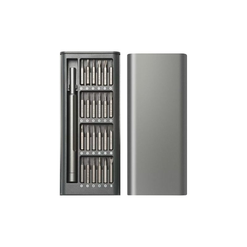 GENERICO - Kit 24 En 1 Atornillador Precision Profesional Imantado Cr-v
