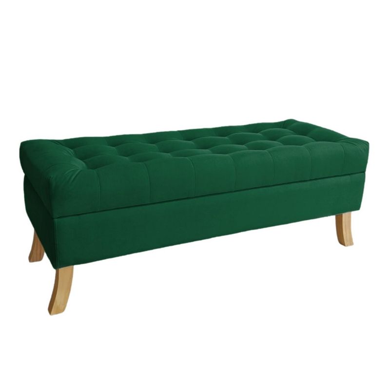 GENERICO - Banqueta Baúl Portofino Color Verde 119x45x45cm
