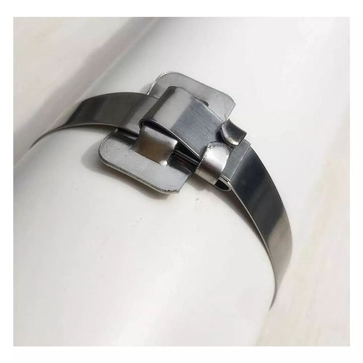 DEKANO - Hebilla Para Fleje 1/2 Acero Inoxidable - 100 Unidades