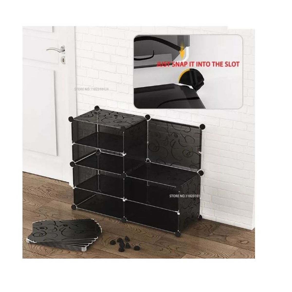 GENERICO - Zapatero Organizador 4 Pisos Estante Zapatos Para 8 Pares