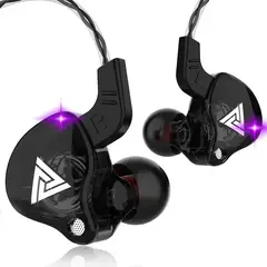 QKZ - QKZ- AK6 con cable de 35mm HiFi para música correr deporte juegos