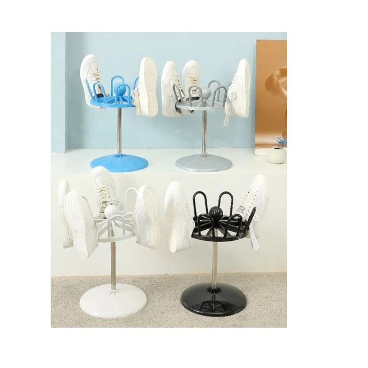 GENERICO - Tendedero Giratorio Para Zapatos negro