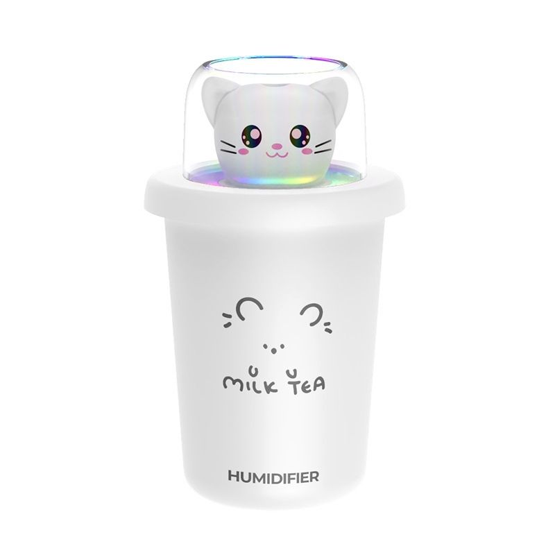GENERICO - Humidificador Usb Diseño De gatito Para Hogar Y Oficina Blanco