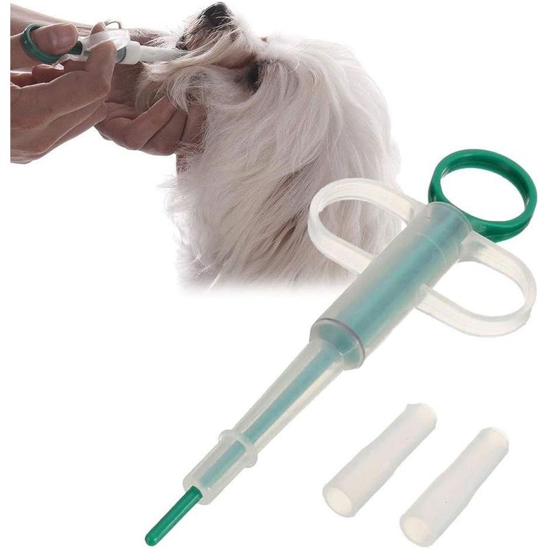 DEFENSOR FOREVER - Jeringa Para Medicamentos para Perros Y Gatos color Verde