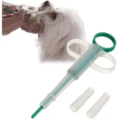DEFENSOR FOREVER - Jeringa Para Medicamentos para Perros Y Gatos color Verde
