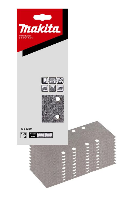 Lija Multiuso (10un) 93x228 G180 D-65280