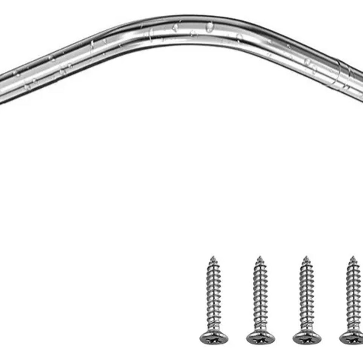 DEKANO - Barra Extensible Cortina De Ducha De Esquina En U 80-120cm
