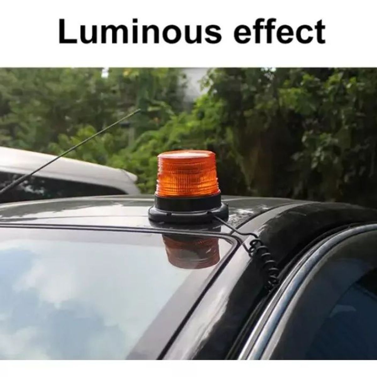 KUANGYE - Baliza Led Con Fijación Base Imán Y Para Apernarla