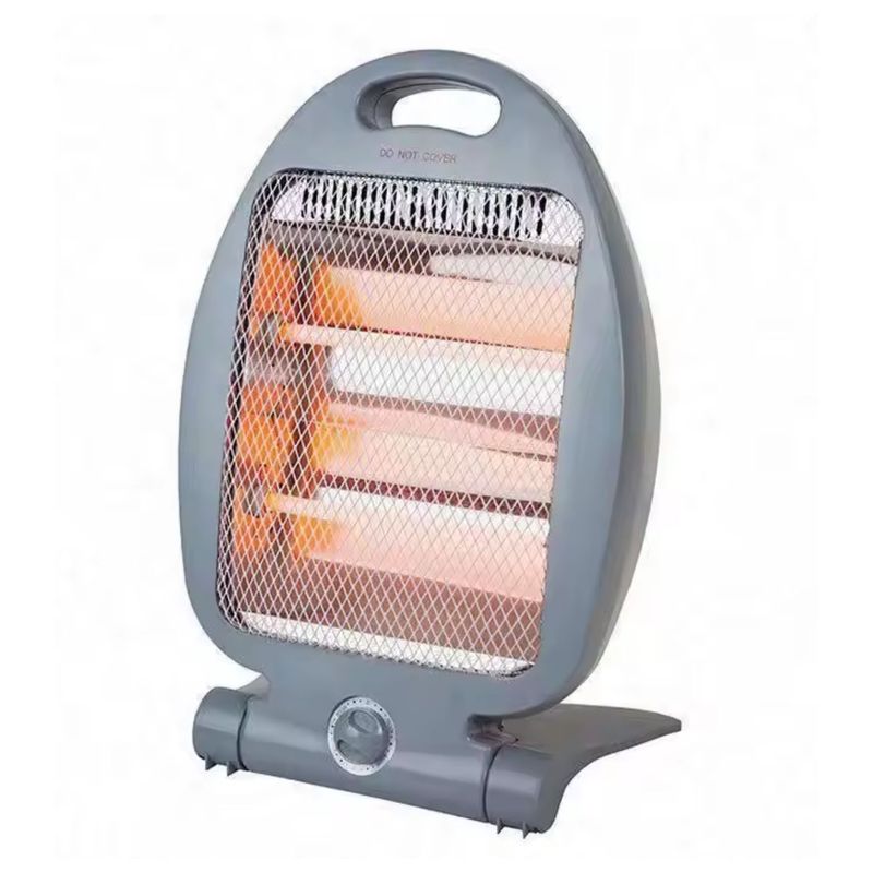 GENERICO - Calefactor Estufa Halógeno 800w Bajo Consumo Oficina Gris
