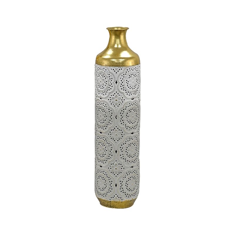MSA MUEBLES SANTA ANA - Vasija Metal Gold 1022