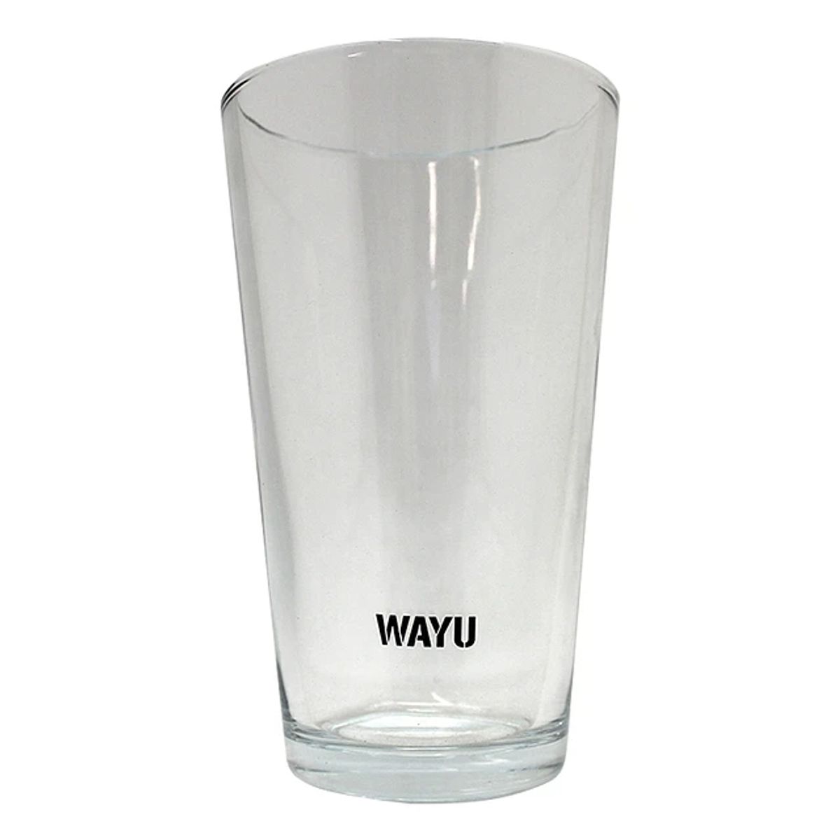 WAYU - Set 4 Vasos Wayu Vidrio Grueso 475mL Crystal Glass Bebida Jugo