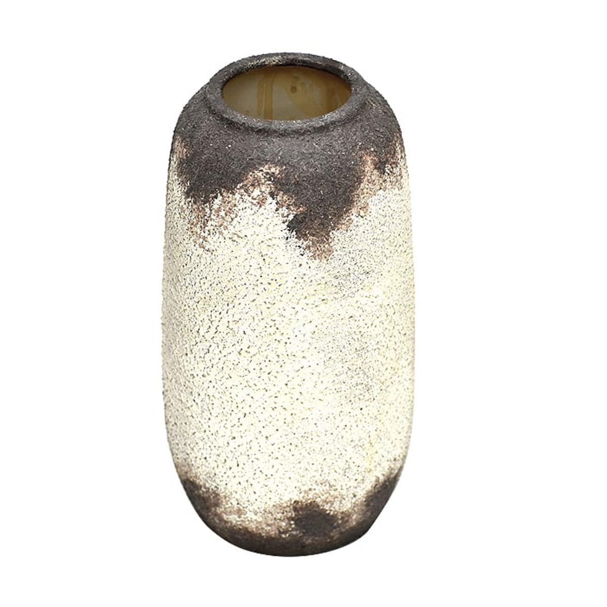 MSA MUEBLES SANTA ANA - Florero Cerámica Tierra 32 Cms