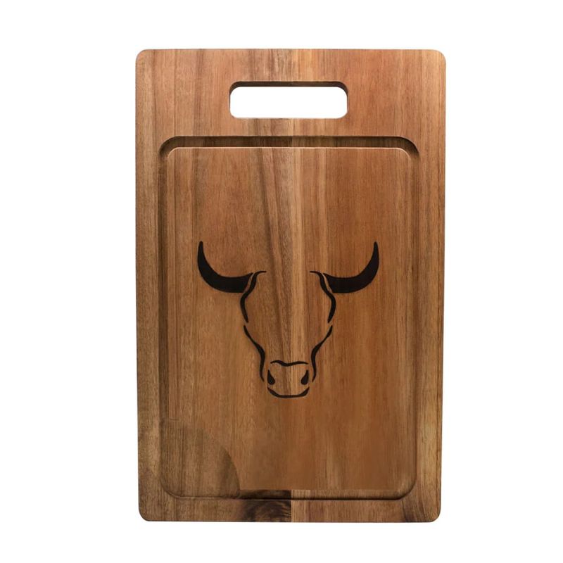 WAYU - Tabla Wayu 45x30cm Madera de Acacia Para Asados BBQ Parrilla