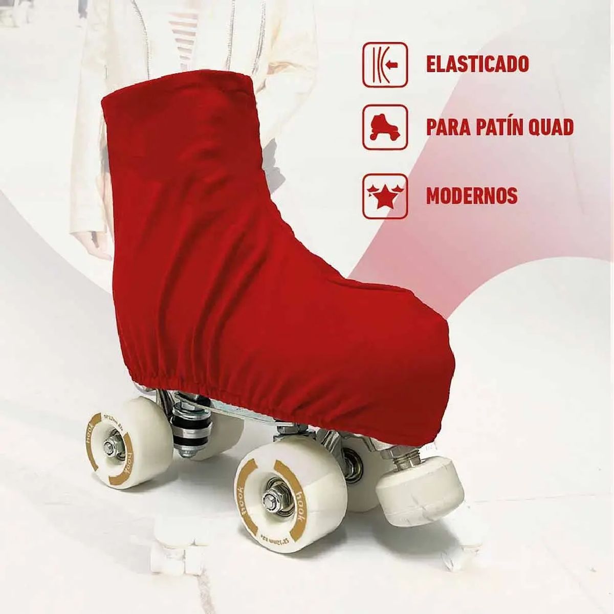 HOOK - Cubre patines Hook rojo