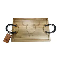 WAYU - Tabla Para Picar De Madera Herradura Limited 50cm