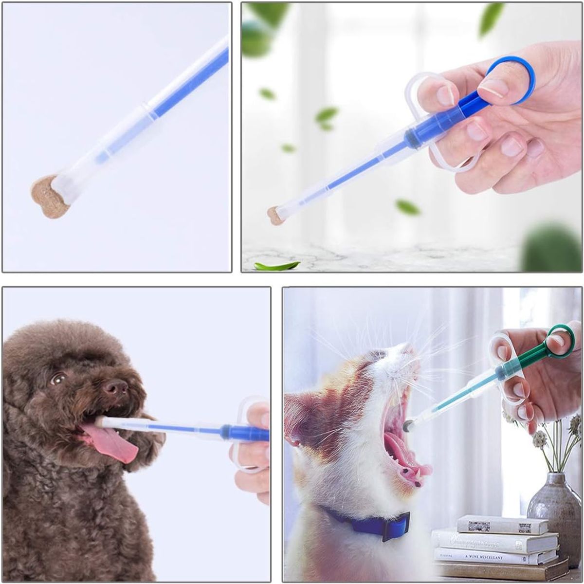 DEFENSOR FOREVER - Jeringa Para Medicamentos para Perros Y Gatos color Azul