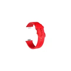 GENERICO - Correa Compatible Con Huawei Watch Fit Rojo Ancho 22.7 mm