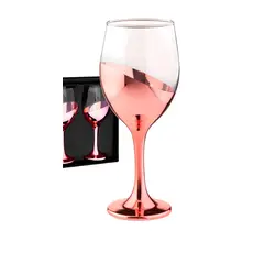 KUSASA - SET 4 COPAS DE VINO COBRE