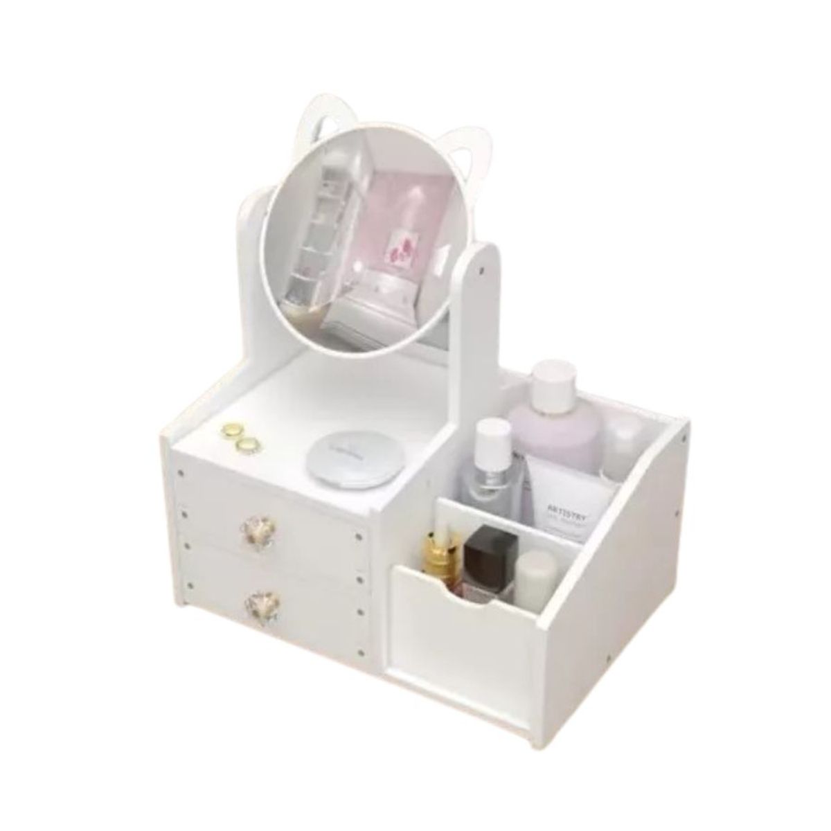 GENERICO - Organizador Cajón Maquillaje Espejo Diseño Orejas 1 Cajon