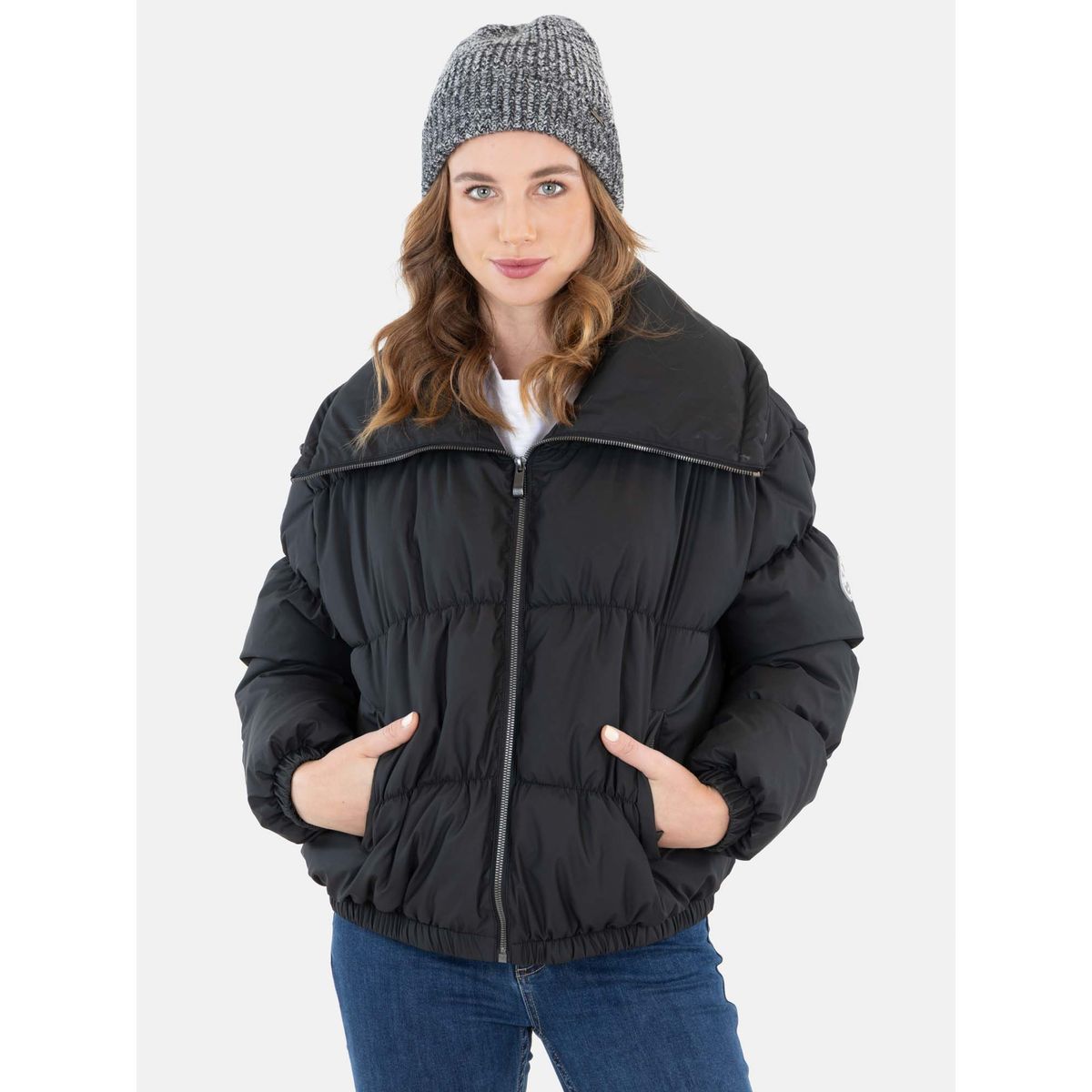 MAUI AND SONS - Parka Utah Negro Mujer Maui And Sons
