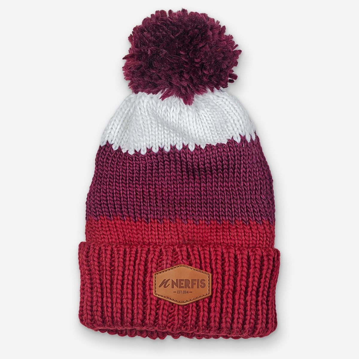 NERFIS - Gorro de lana Nerfis Chiporro Burdeo