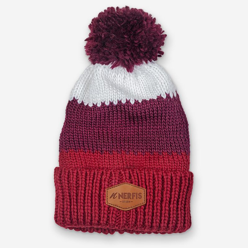 NERFIS - Gorro de lana Nerfis Chiporro Burdeo