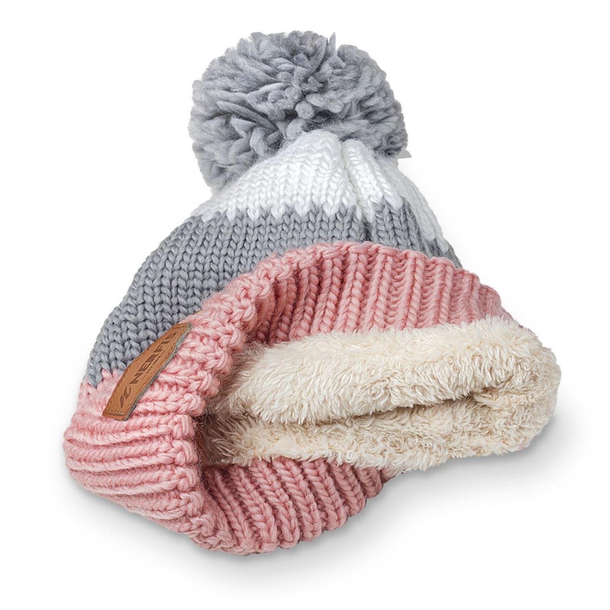 NERFIS - Gorro de lana Nerfis Chiporro Rose