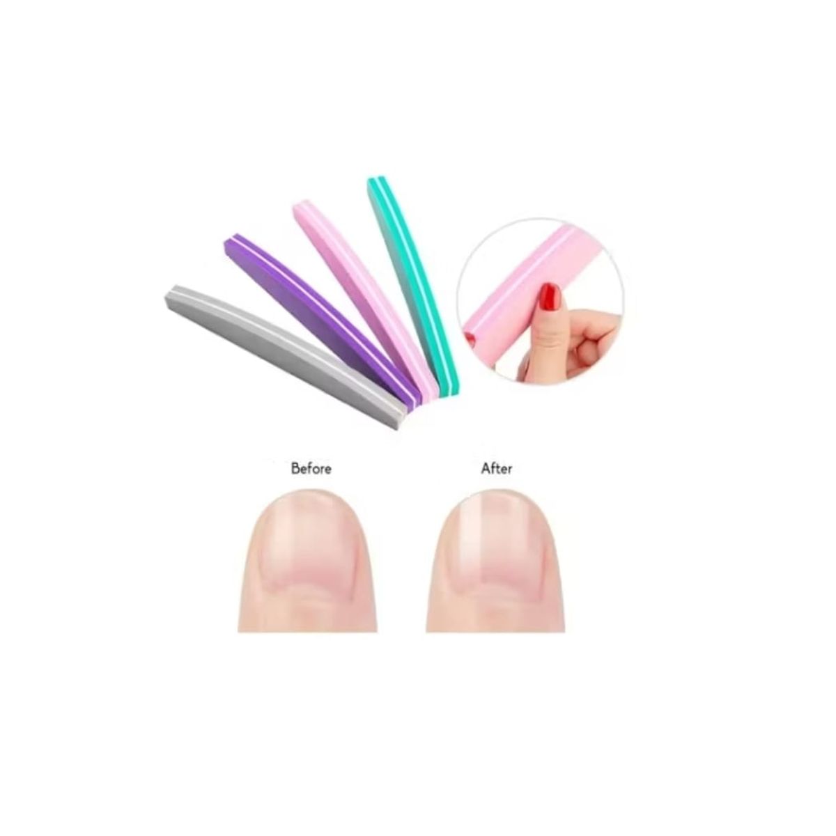GENERICO - Lima Pulidora Profesional Para Uñas Lavable 240 / 240
