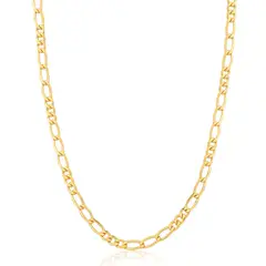 VANITE - Collar Mujer Bañado en Oro Figaro Thin