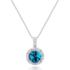 VANITE - Collar Mujer Cristales Aqua