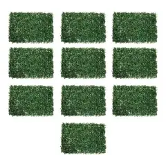 GENERICO - Pack 10 Unidades Pasto Palmeta Estilo Trébol Sintético 60x40 317001