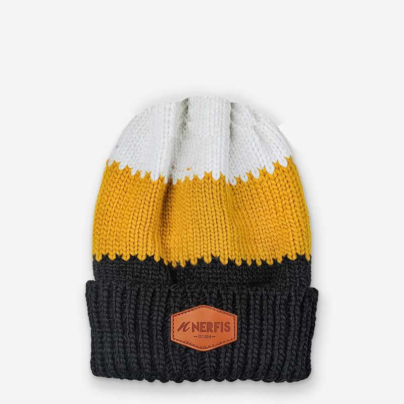 NERFIS - Gorro de lana Nerfis Chiporro Yellow SP