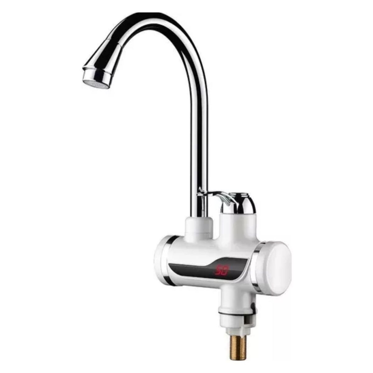 GENERICO - Grifo Calentador De Agua Eléctrico 3000w Calienta En 3seg Blanco