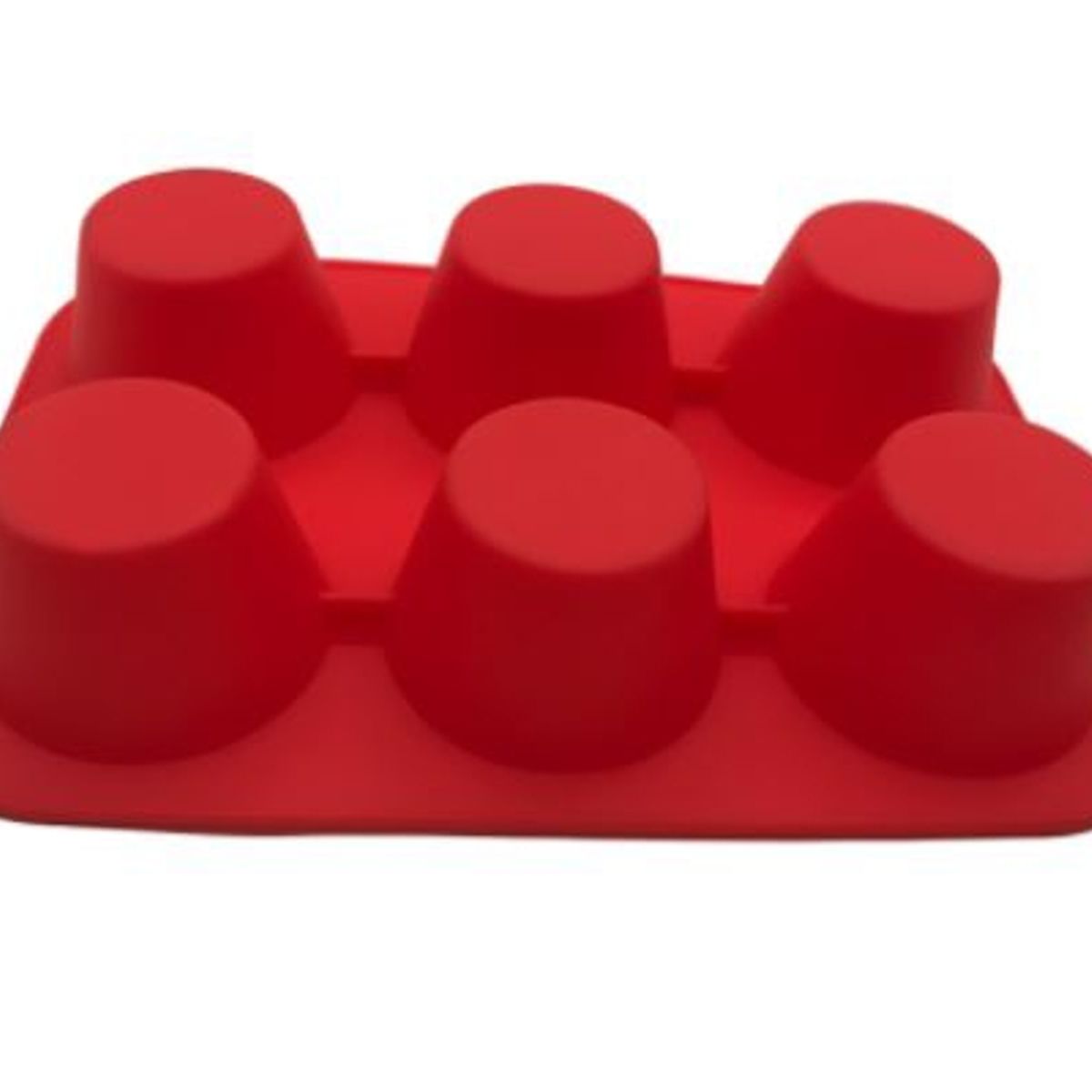 Molde De Silicona Reforzado Para 6 Muffins Grandes, marca GENERICO - Foto Principal