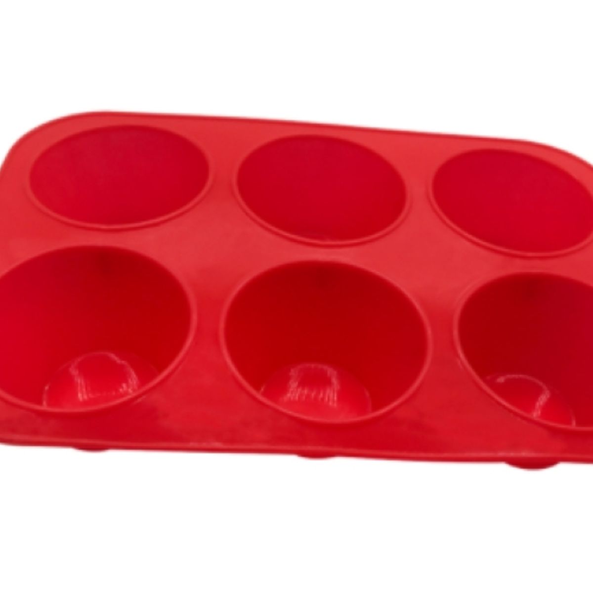 Molde De Silicona Reforzado Para 6 Muffins Grandes, marca GENERICO - Foto 2
