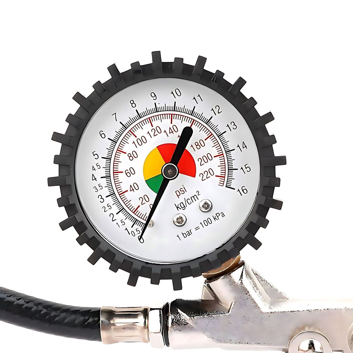 NOVYSTOR - Pistola Para Inflar Y Calibrar Neumaticos Con Manometro