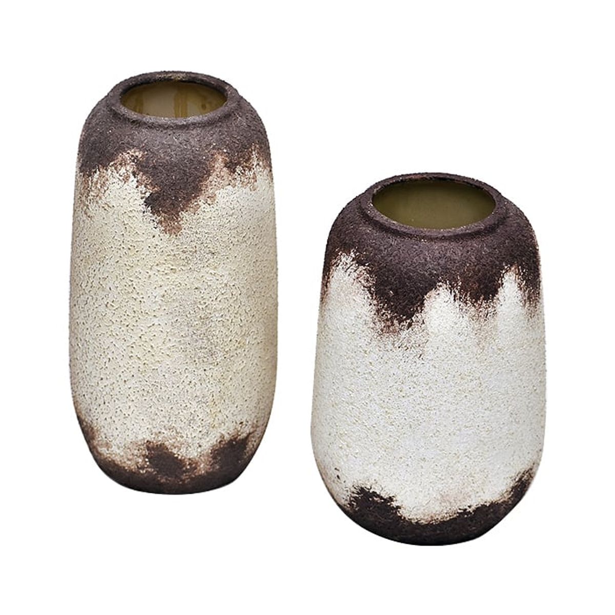 MSA MUEBLES SANTA ANA - Florero Cerámica Tierra 25 Cms