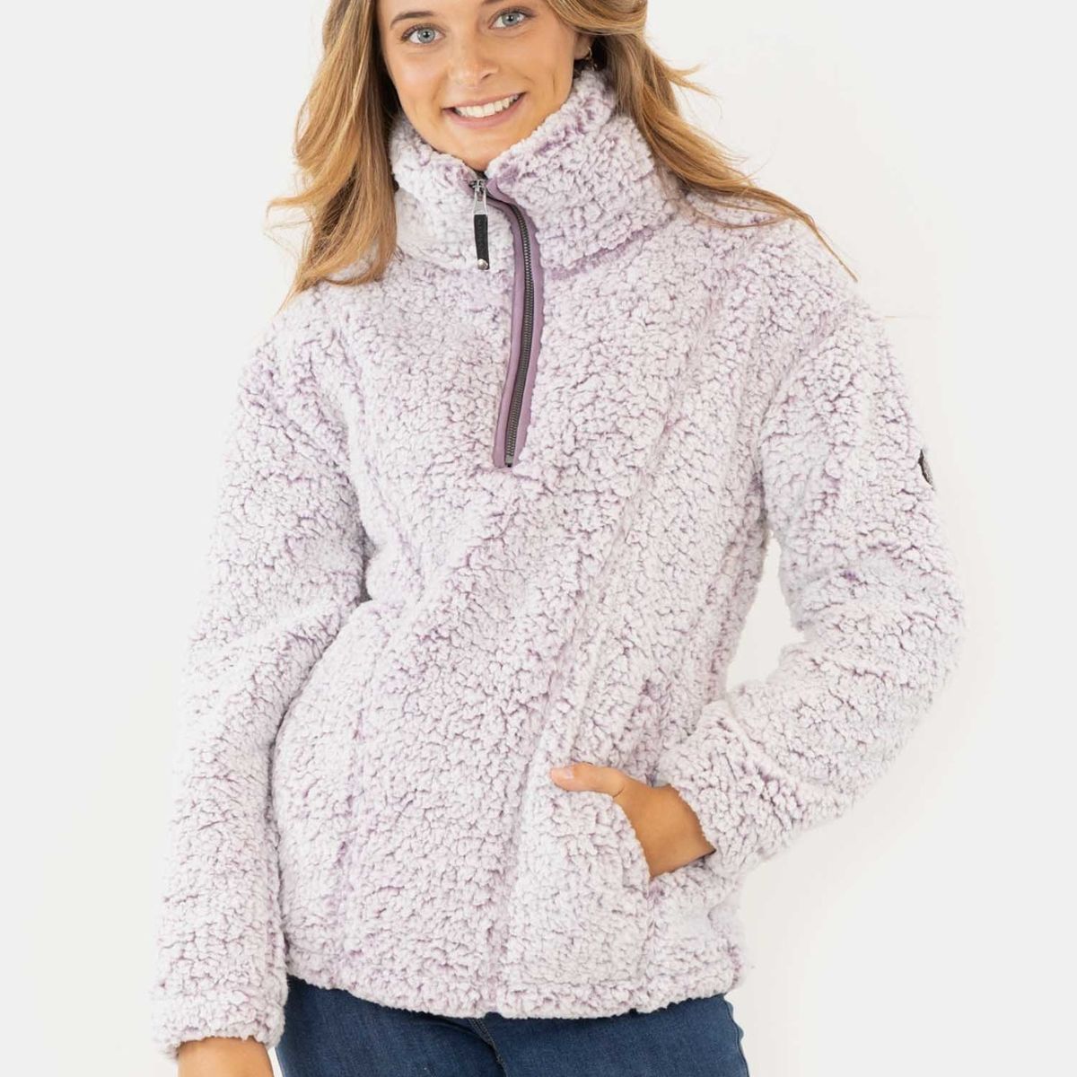 MAUI AND SONS - Poleron Chiporro Bloom Morado Mujer Maui And Sons