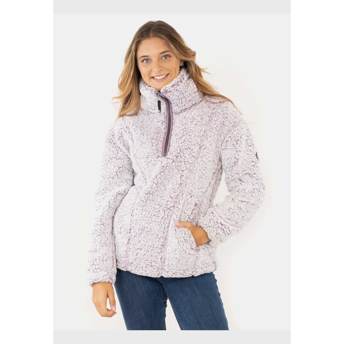 MAUI AND SONS - Poleron Chiporro Bloom Morado Mujer Maui And Sons