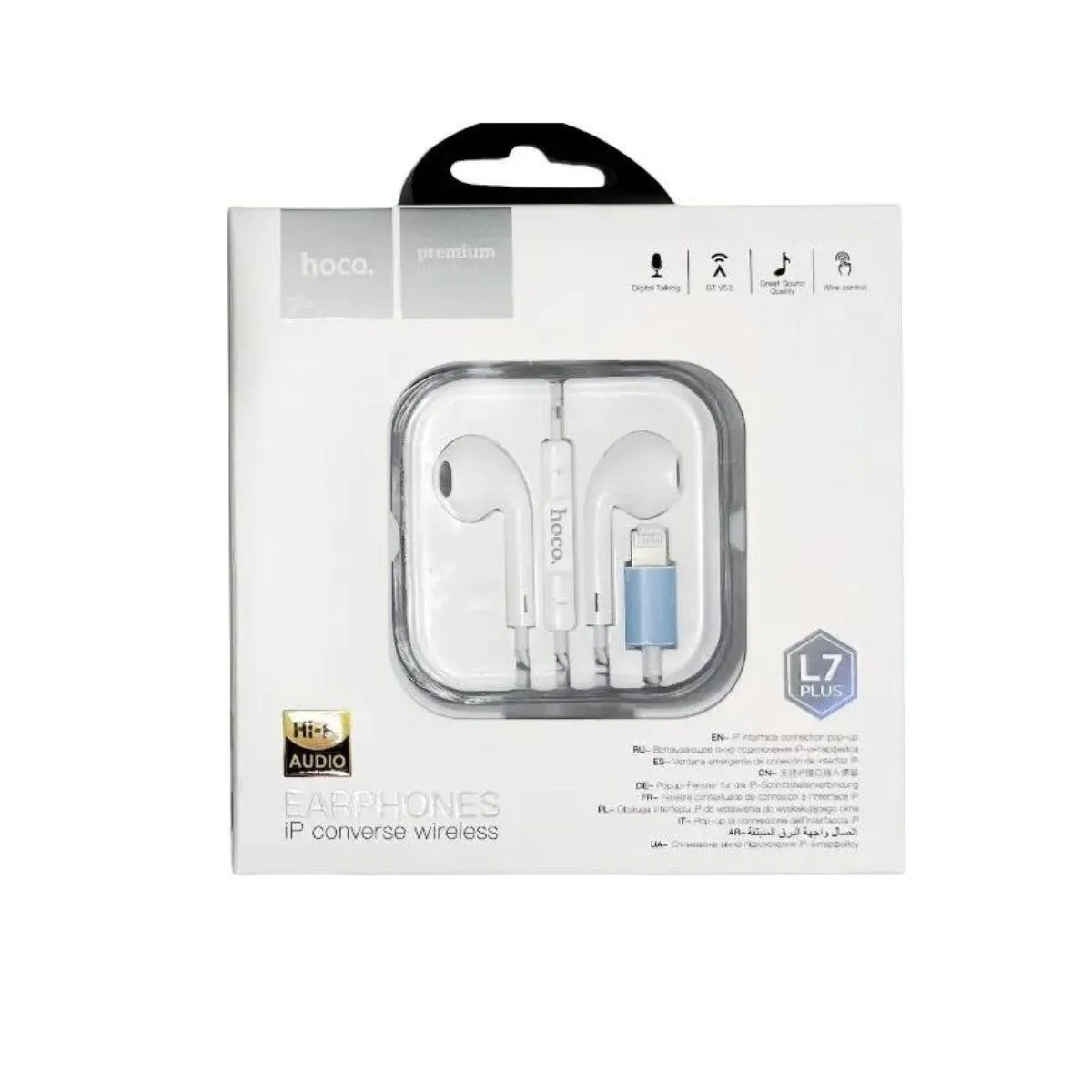 HOCO - AUDIFONOS PARA IPHONE HOCO BLANCO