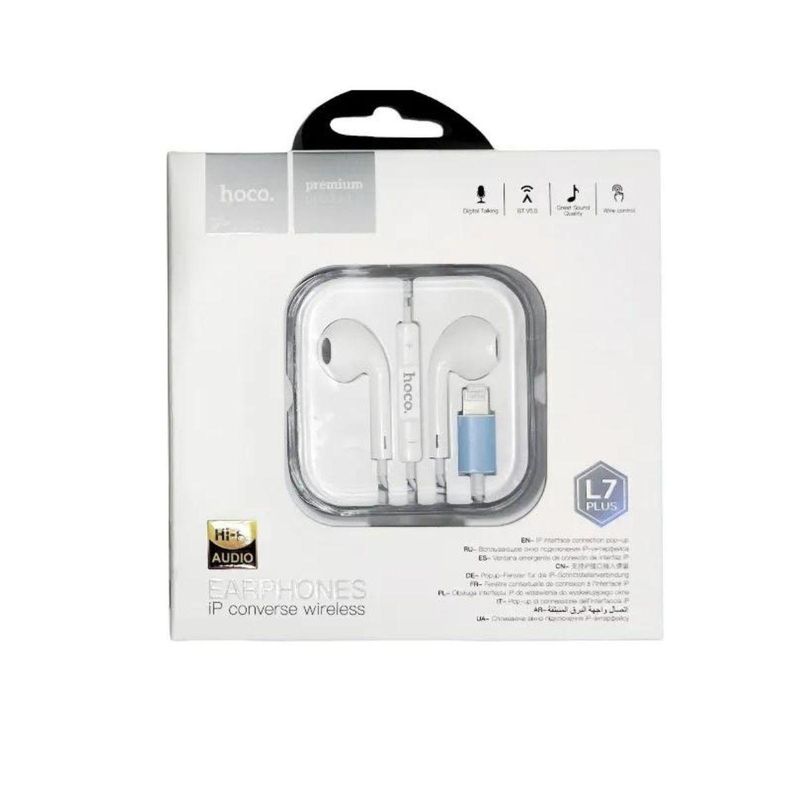 HOCO - AUDIFONOS PARA IPHONE HOCO BLANCO