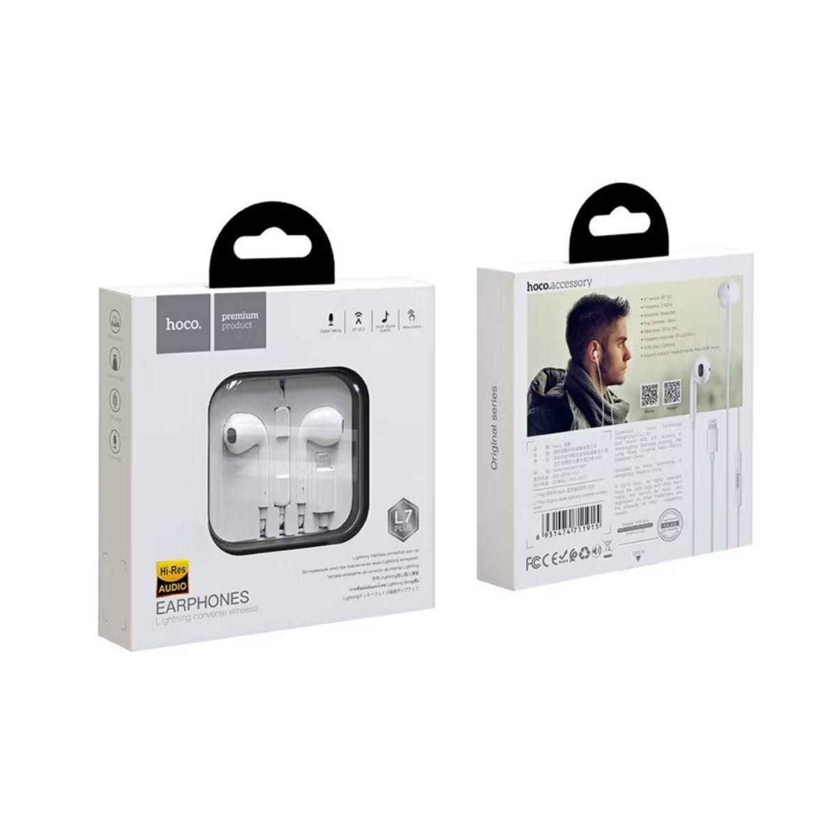 HOCO - AUDIFONOS PARA IPHONE HOCO BLANCO