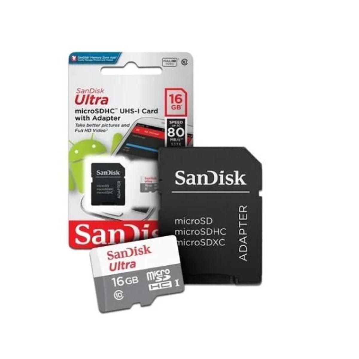 SANDISK - Tarjeta de memoria 16 gb Sandisk