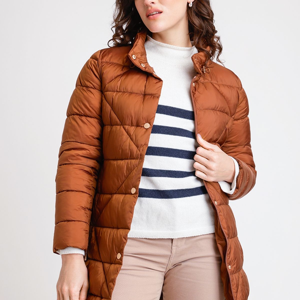 CANADIENNE - Parka De Mujer Modelo Dune Color Café Canadienne