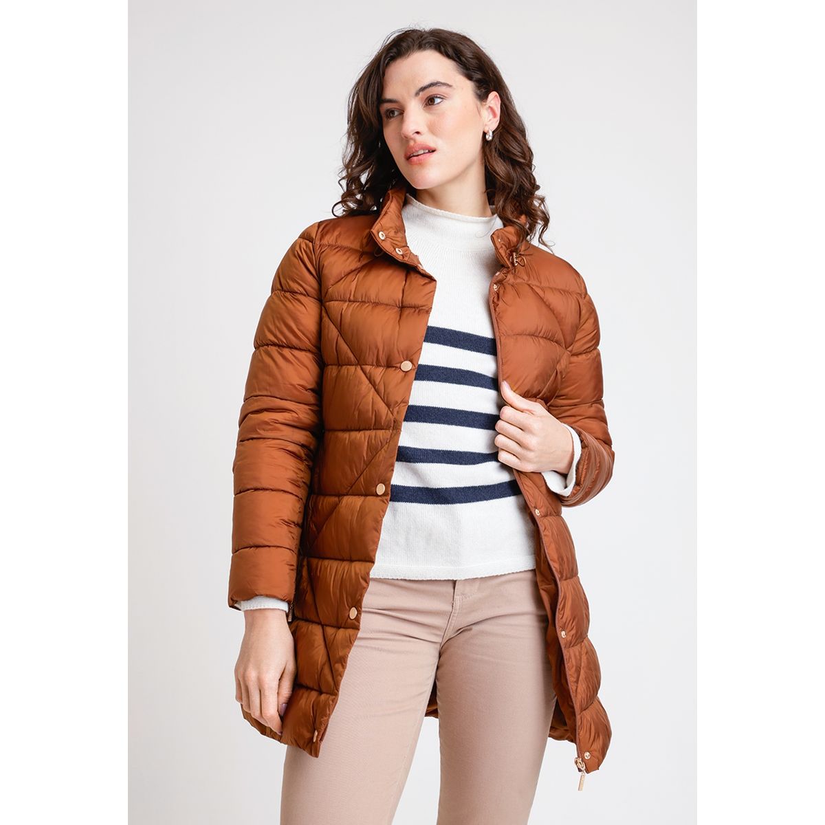 CANADIENNE - Parka De Mujer Modelo Dune Color Café Canadienne